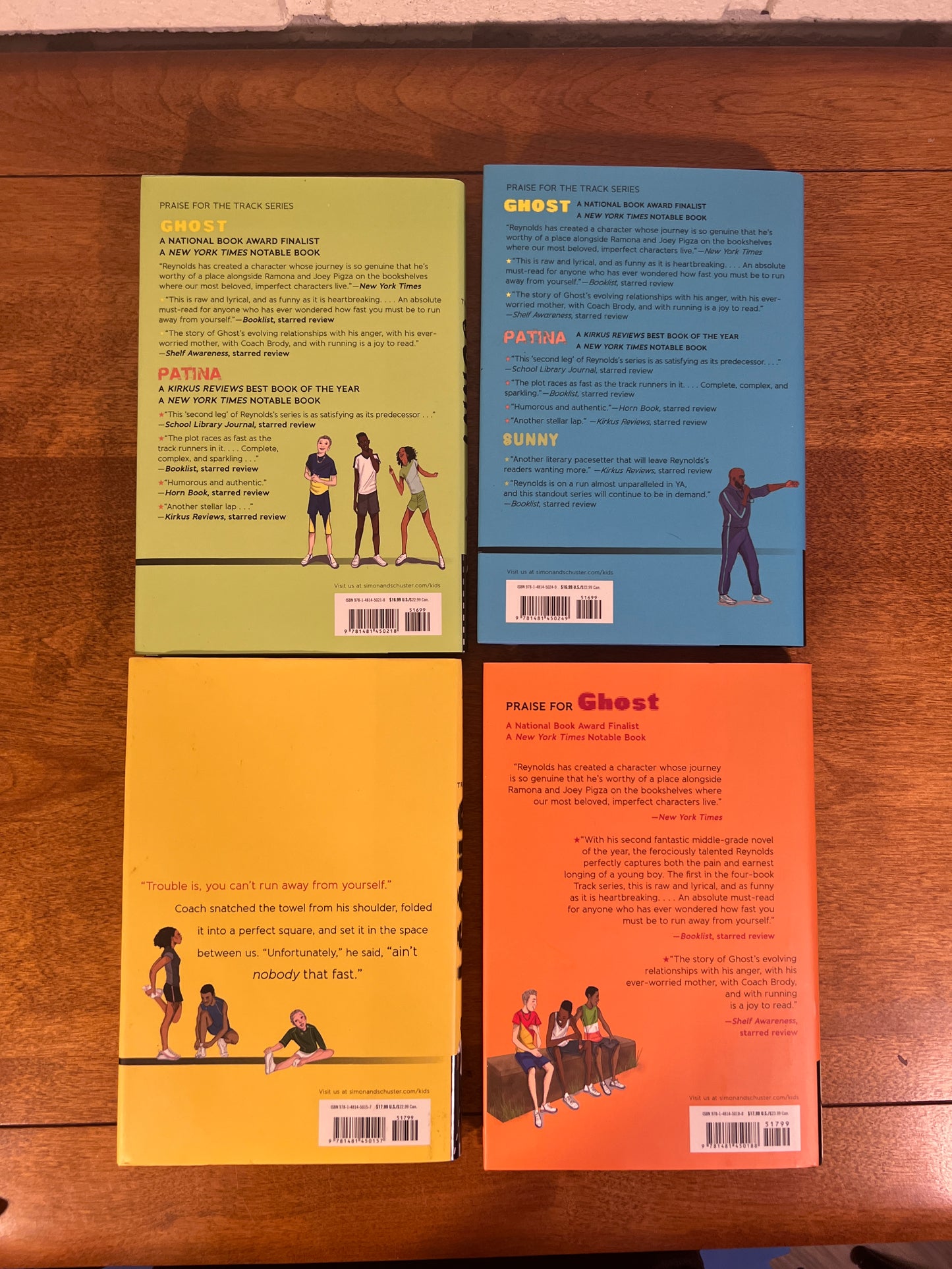 Track Series by Jason Reynolds - Ghost, Patina, Sunny & Lu [Box Set]