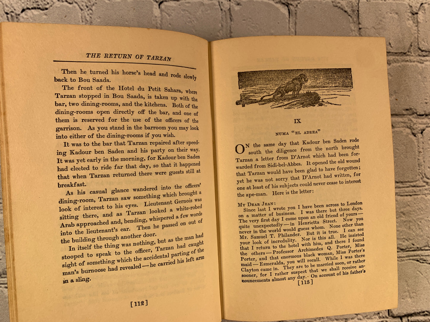 The Return of Tarzan by Edgar Rice Burroughs [1915]