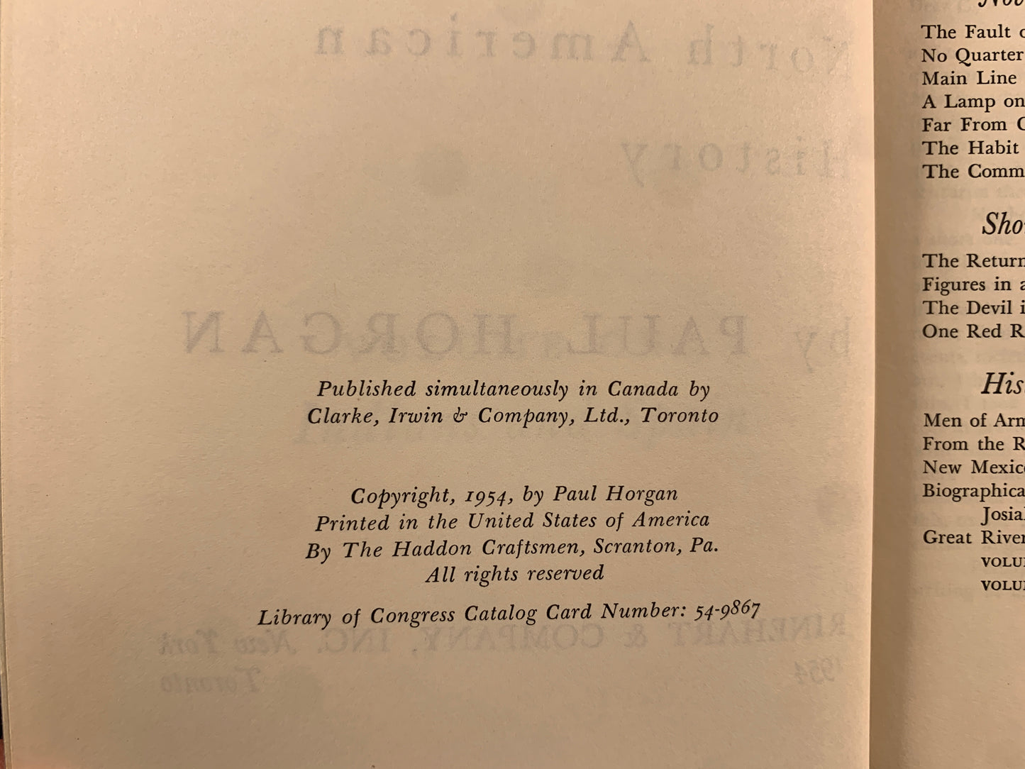 Great River: The Rio Grande by Paul Horgan [2 Volumes  · 1954]