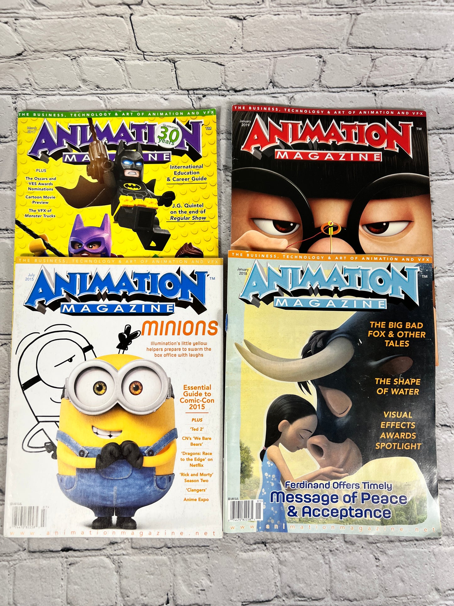 Tha Animation Magazine [Lot of 25· 2015-2022]