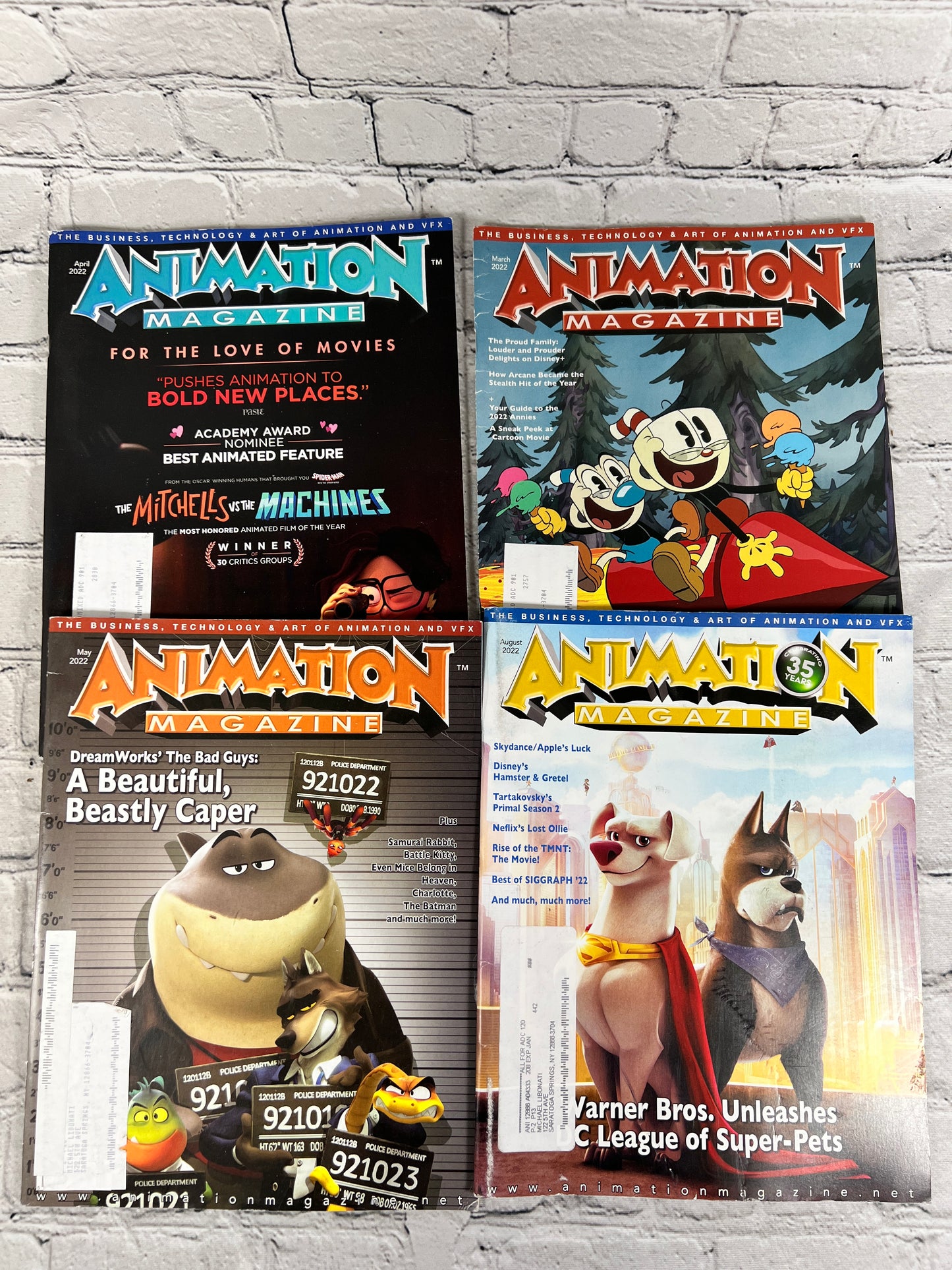 Tha Animation Magazine [Lot of 25· 2015-2022]