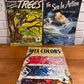 Walter T. Foster Art Books, More Trees, The Sea in Action, Colors [3 Book Lot]