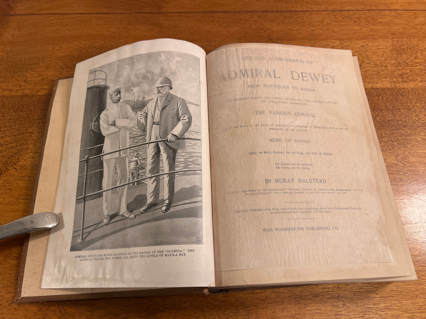 Life and Achievements of Admiral Dewey by Murat Halstead [1899]