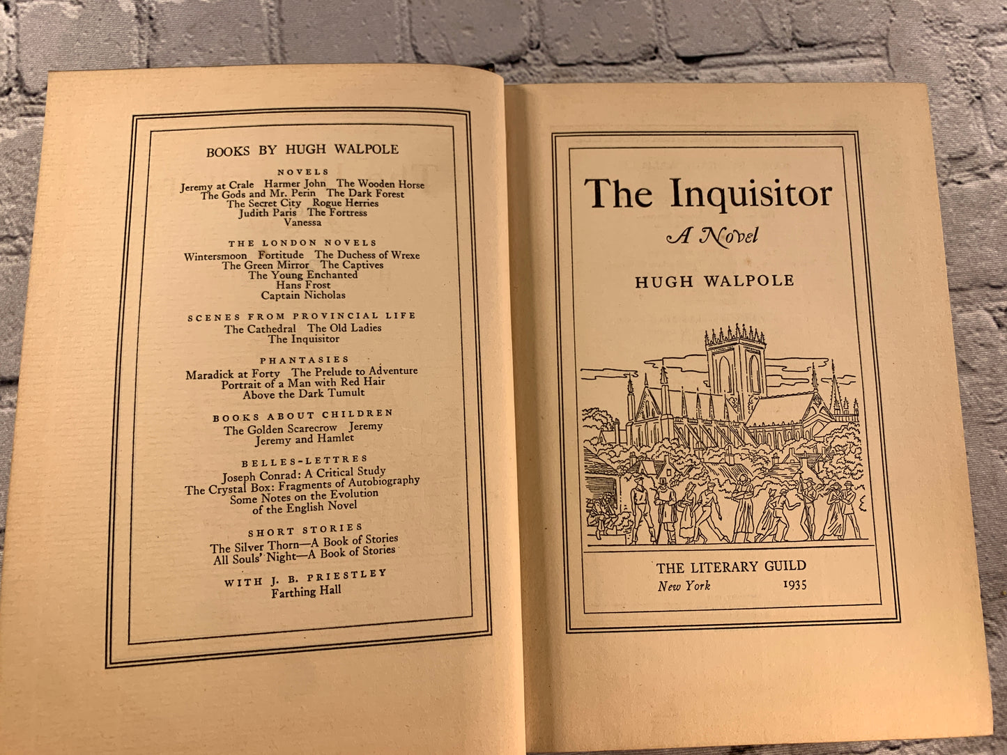 The Inquisitor by Hugh Walpole [1935 · First Edition]