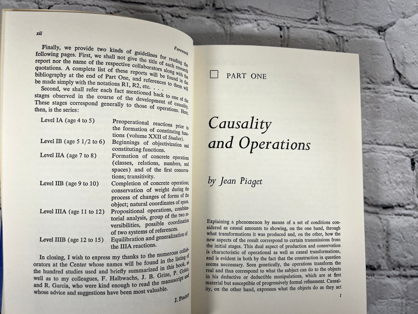 Understanding Causality by Jean Piaget [1980 · 1st Print]