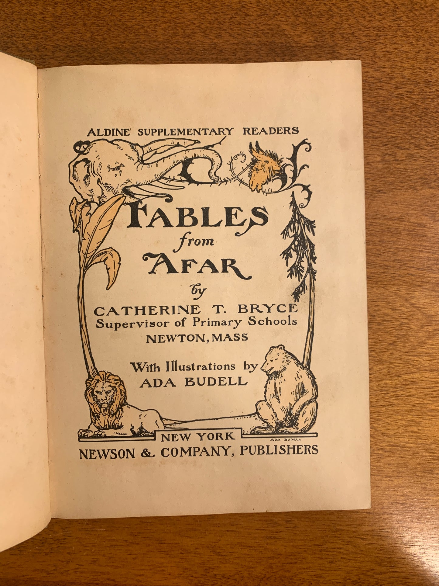 Fables from Afar, Aldine Supplementary Readers by Catherine T. Bryce, 1910