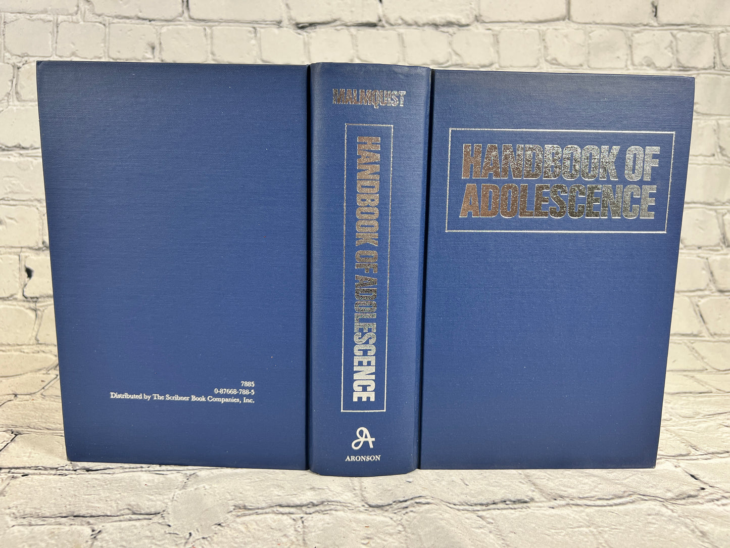 Handbook of Adolessence by Carl P. Malmquist [1985]