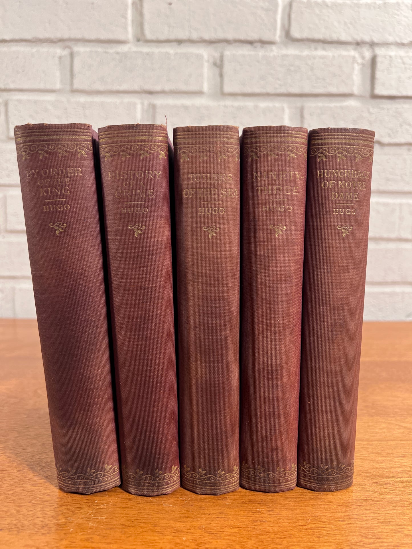 Works of Victor Hugo [5 Book Set, A.L. Burt Publishers]