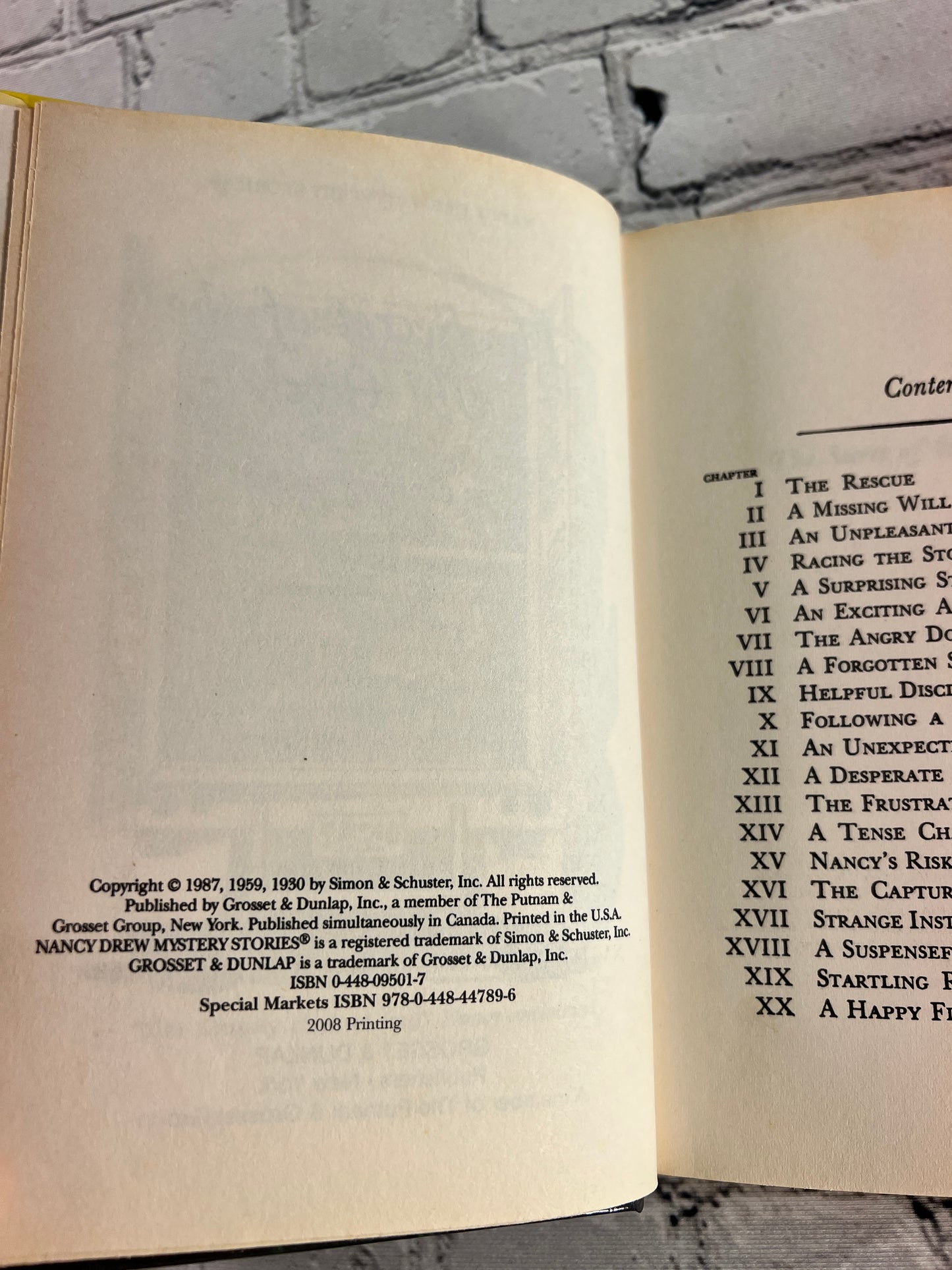 1. The Secret of the Old Clock by Carolyn Keene [2008 · Nancy Drew]