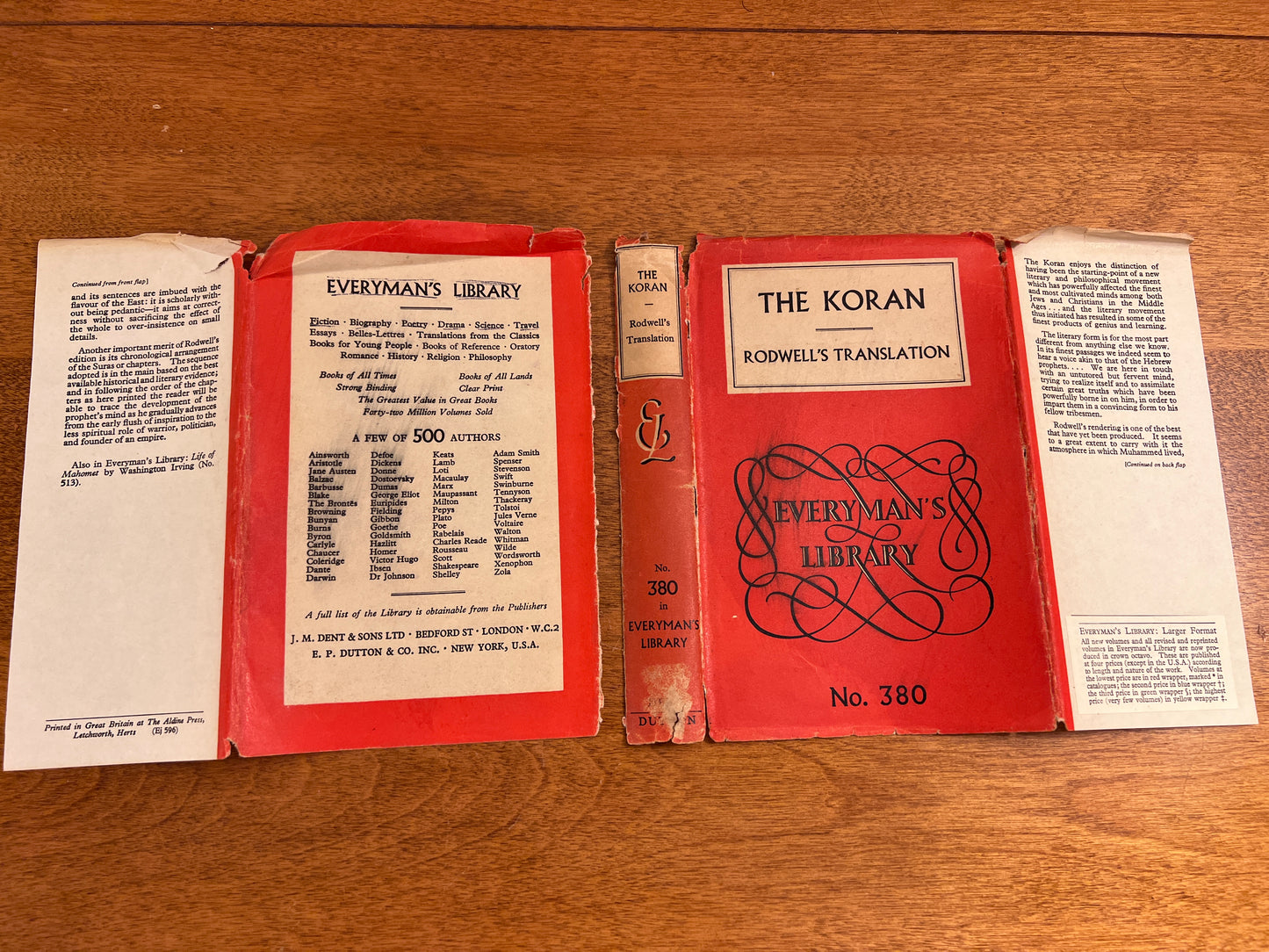 The Koran [1957, Everyman's Library no. 380]