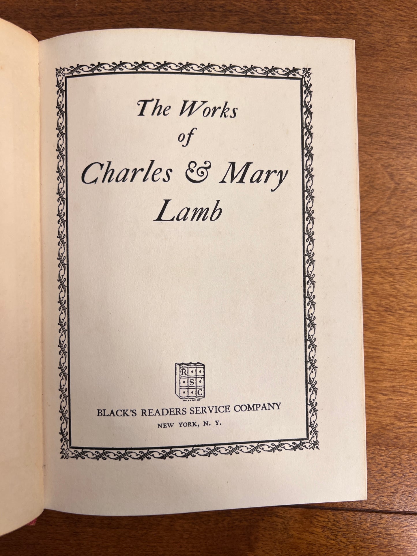 The Works of of Charles & Mary Lamb (Tales from Shakespeare)[1932]