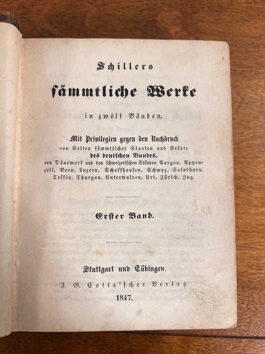 Friedrich Schiller Fammtliche Berfe [1847]
