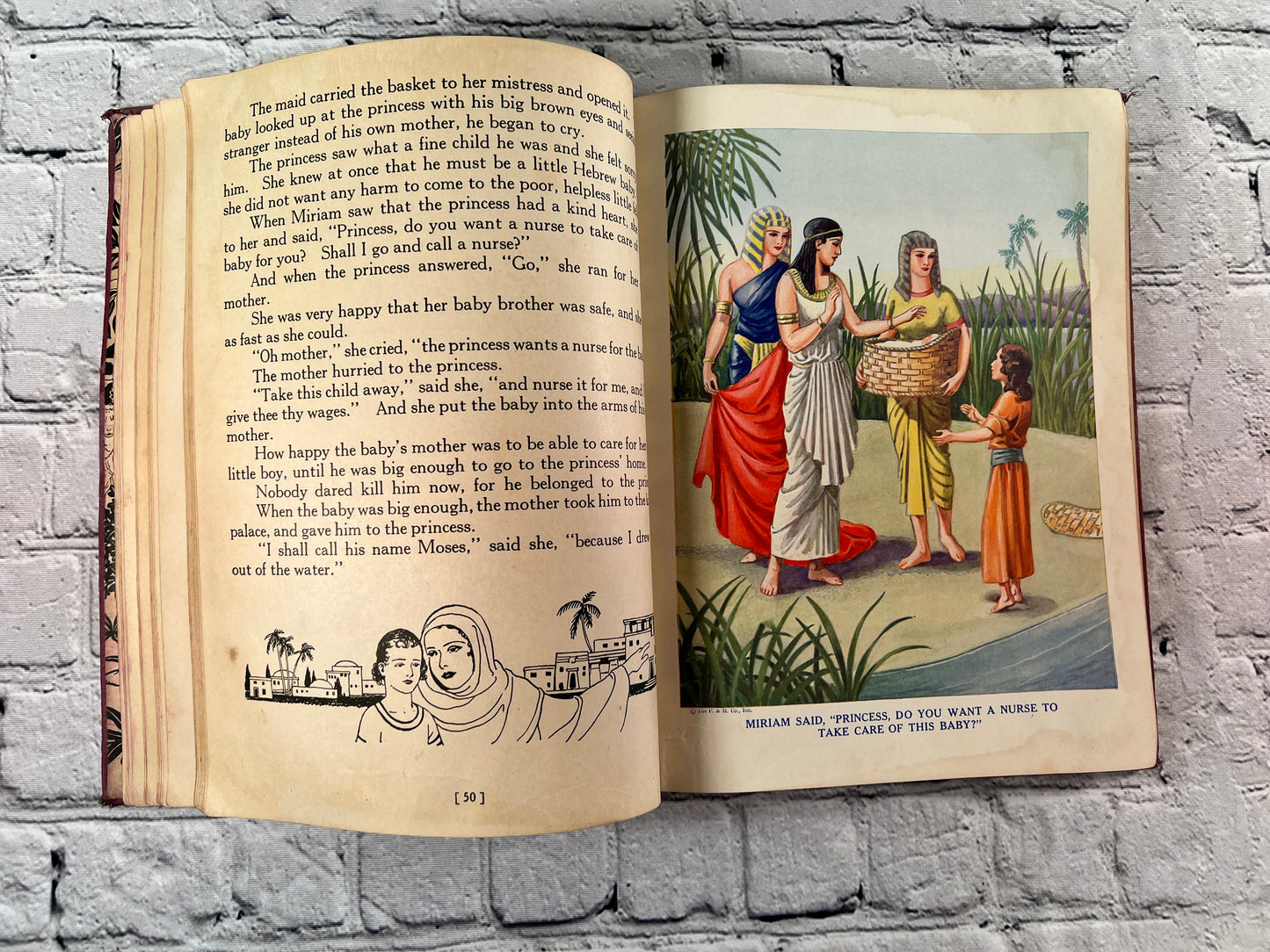 Old Testament New Testament Retold for Children by Lillie A. Faris [1930s]