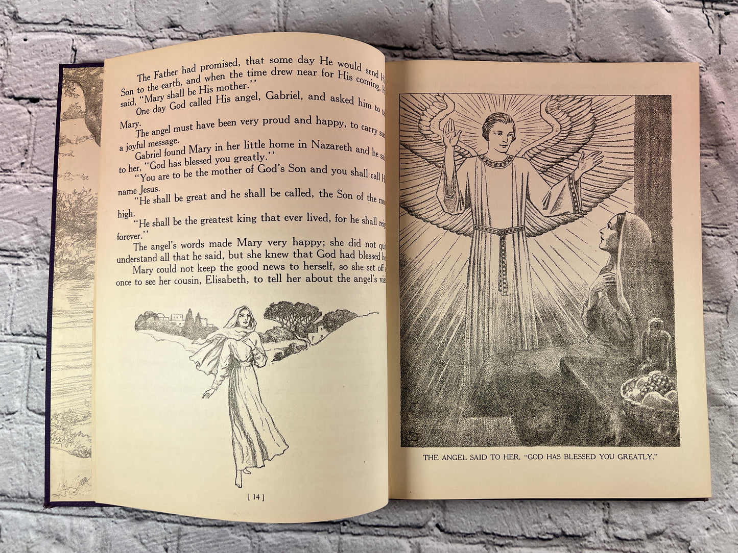 Old Testament New Testament Retold for Children by Lillie A. Faris [1930s]