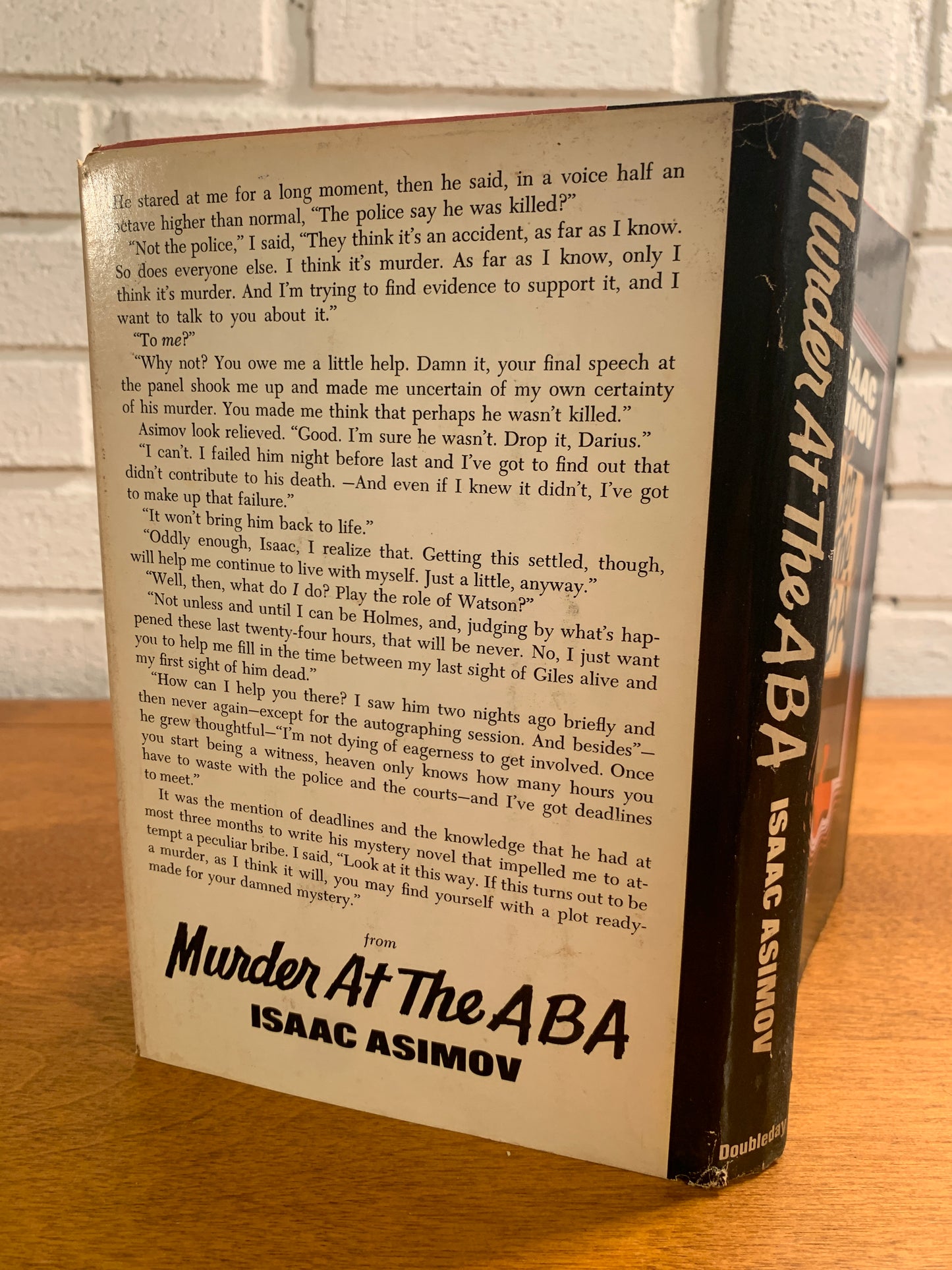 Murder At The ABA, A Puzzle in Four Days & Sixty Scenes by Isaac Asimov [1976]