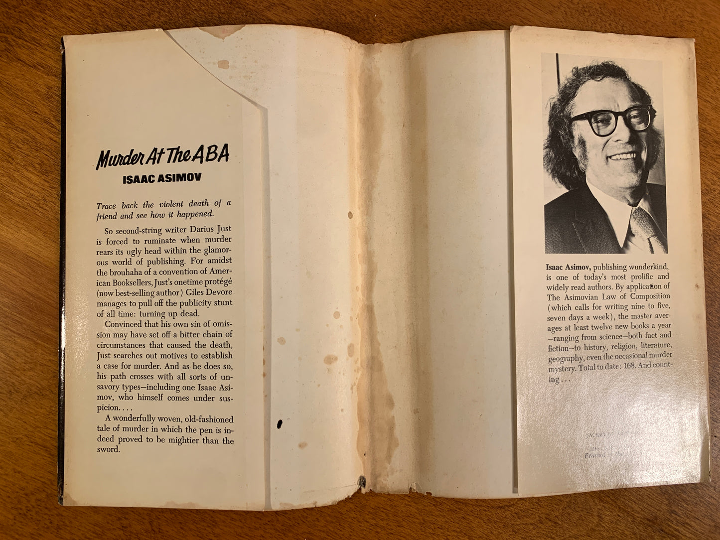 Murder At The ABA, A Puzzle in Four Days & Sixty Scenes by Isaac Asimov [1976]