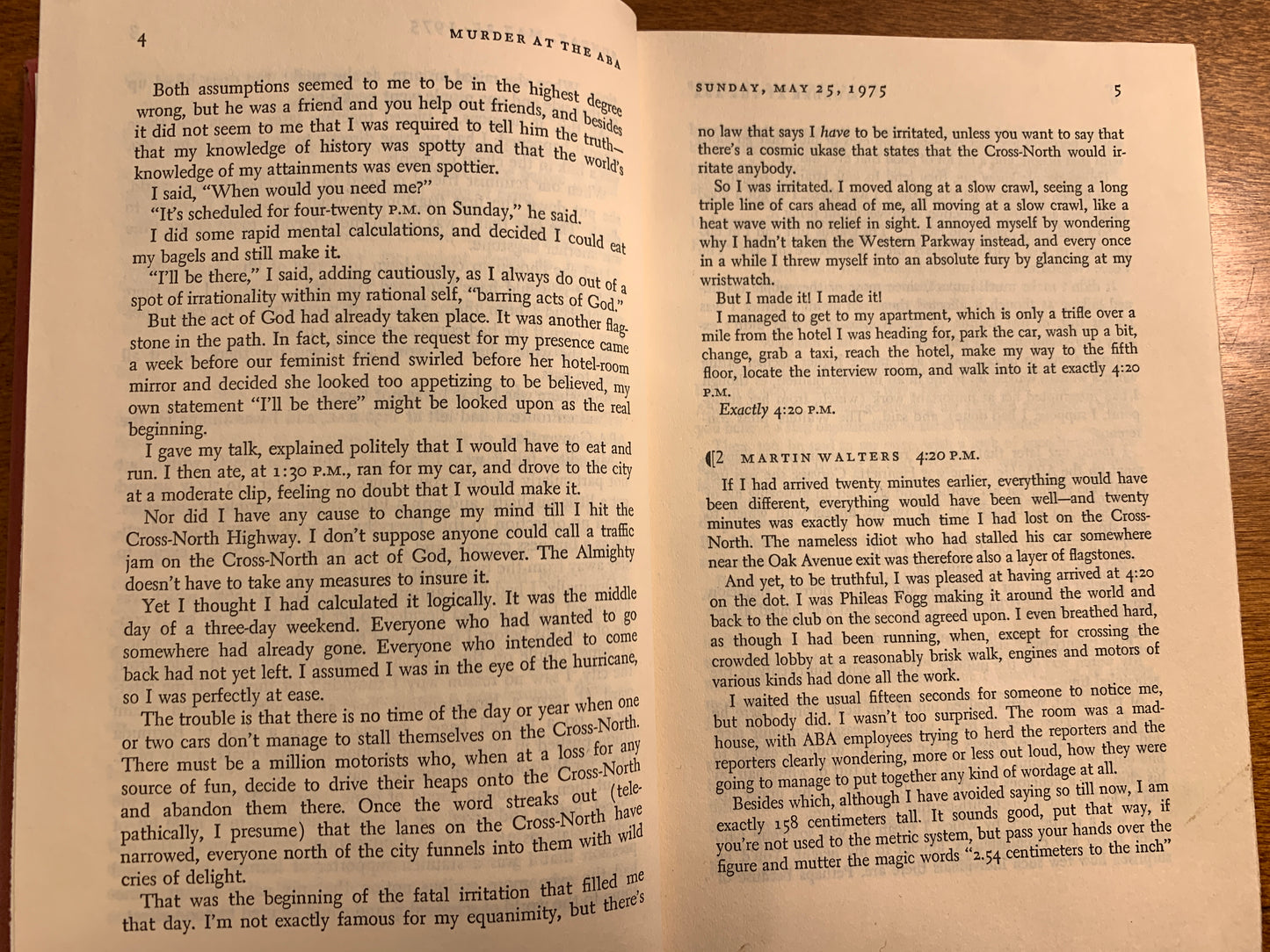 Murder At The ABA, A Puzzle in Four Days & Sixty Scenes by Isaac Asimov [1976]