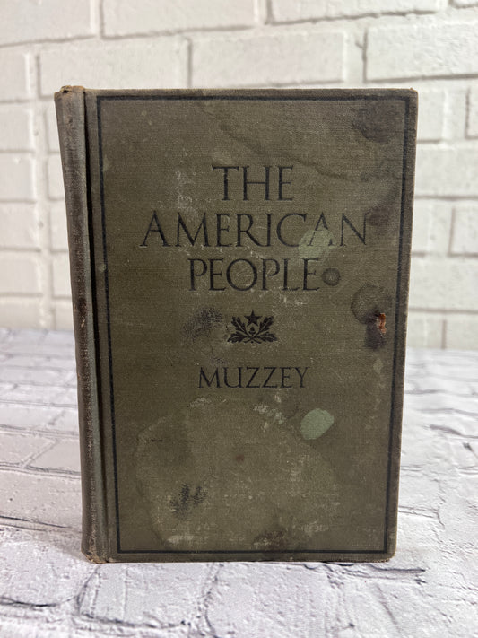 History of the American People by David Suville Muzzey [1927 1st Edition]