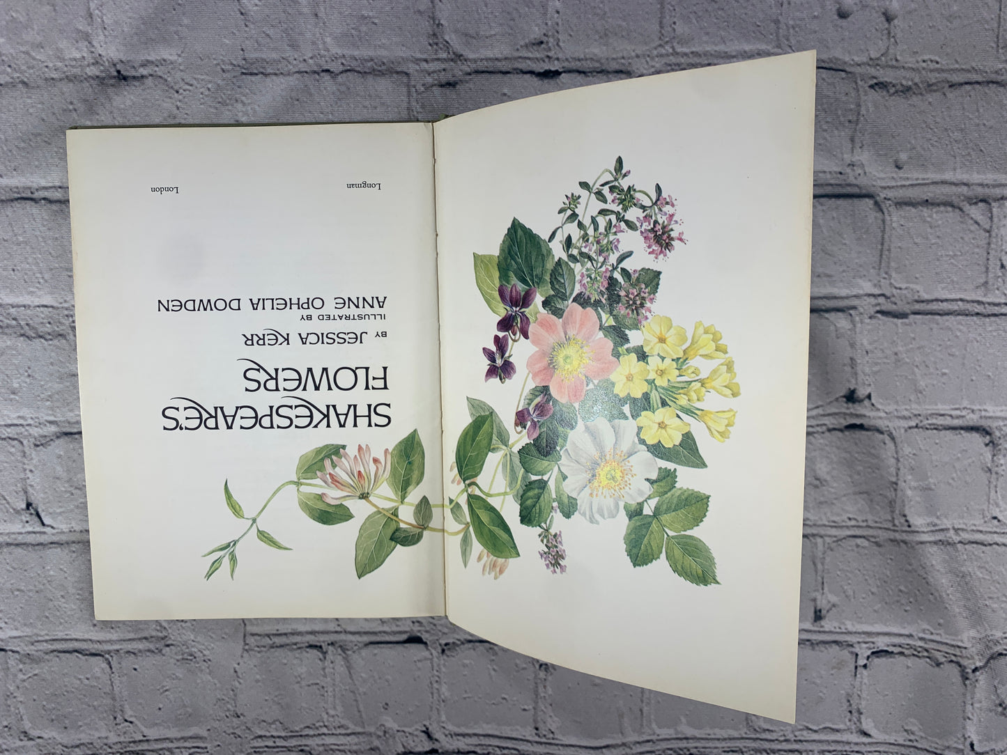 Shakespeare's Flowers by Jessica Kerr [1970 · 3rd Print]