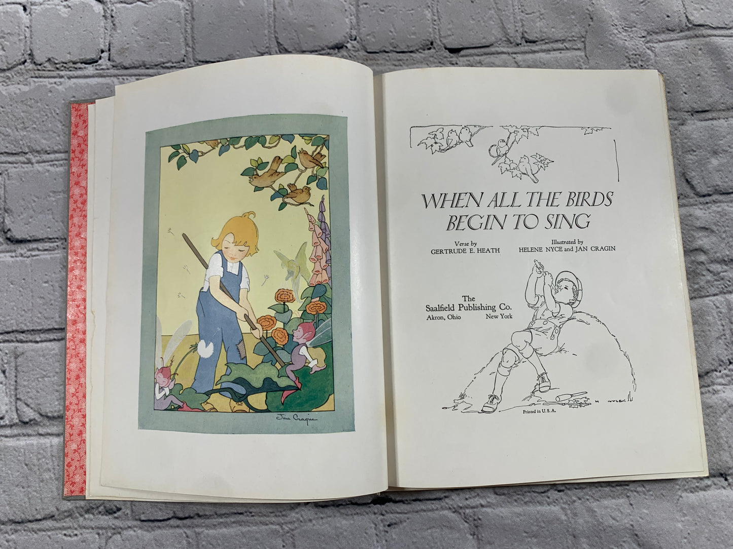 When all the Birds Begin to Sing by Gertrude E. Heath [1928]