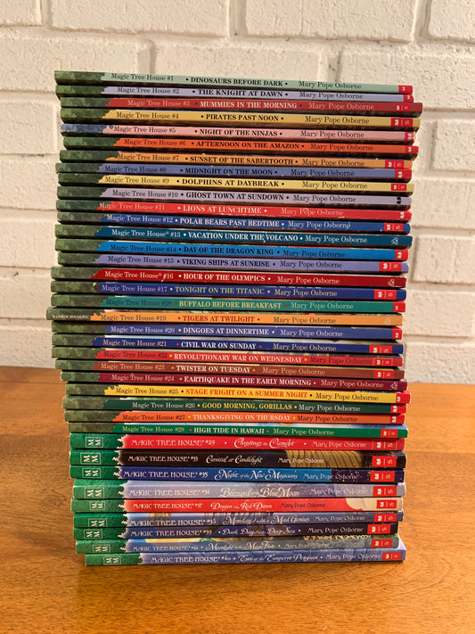 Magic Tree House [Lot of 37] #s 1 - 29,  A Merlin Mission # 33, 35 - 41
