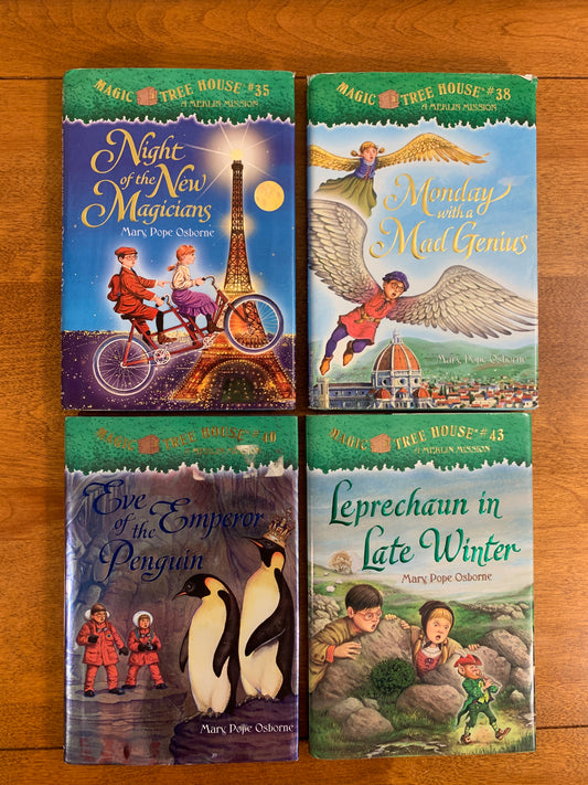 Magic Tree House: A Merlin Mission #s 35, 38, 40, & 43