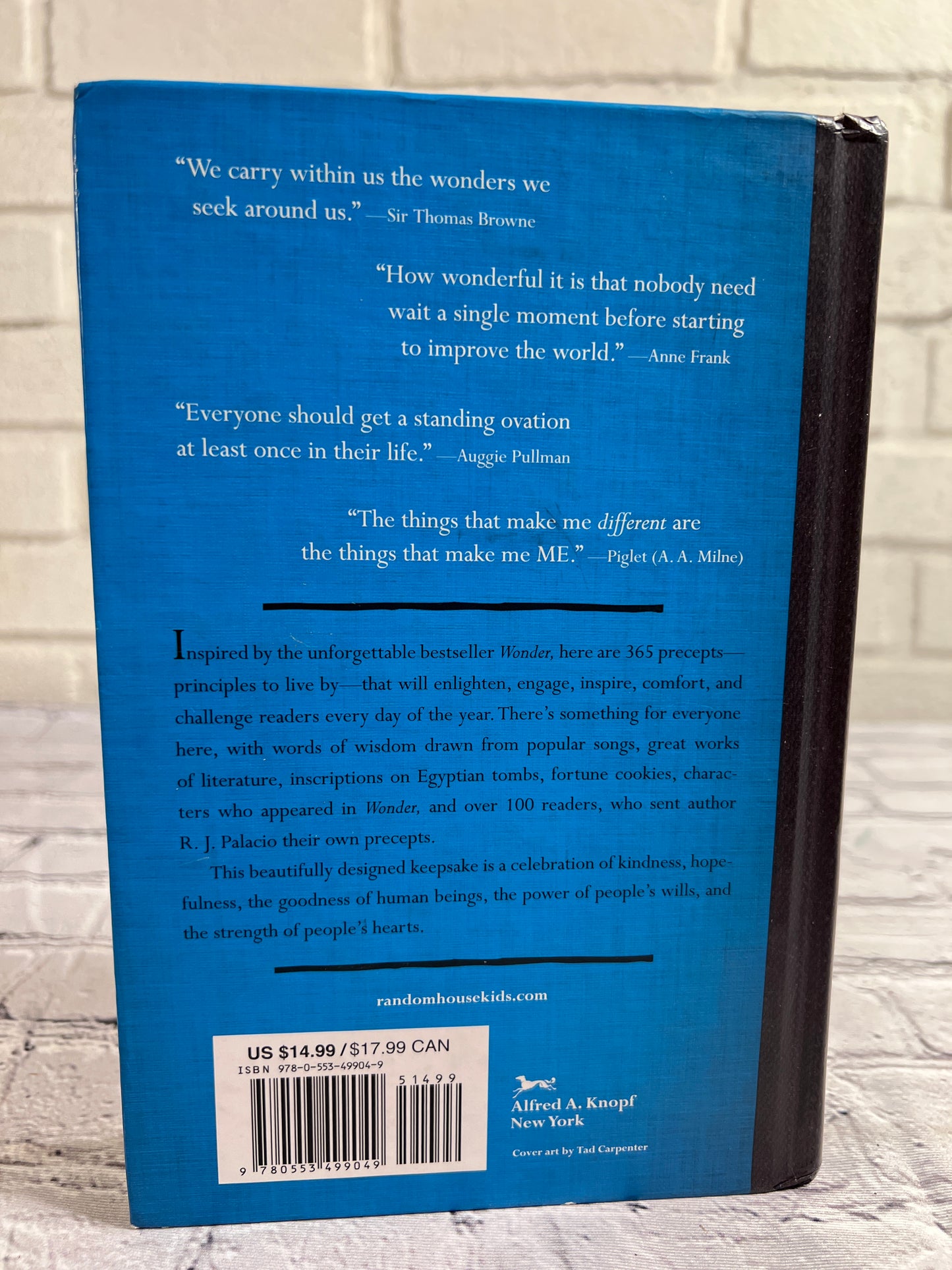 365 Days of Wonder {Mr. Browne's Book of Precepts} by R.J. Palacio [2014]