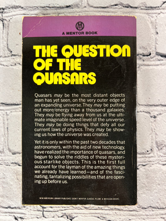 In Quest of Quasars: Introduction to Stars by Ben Bova [1975 · 1st]