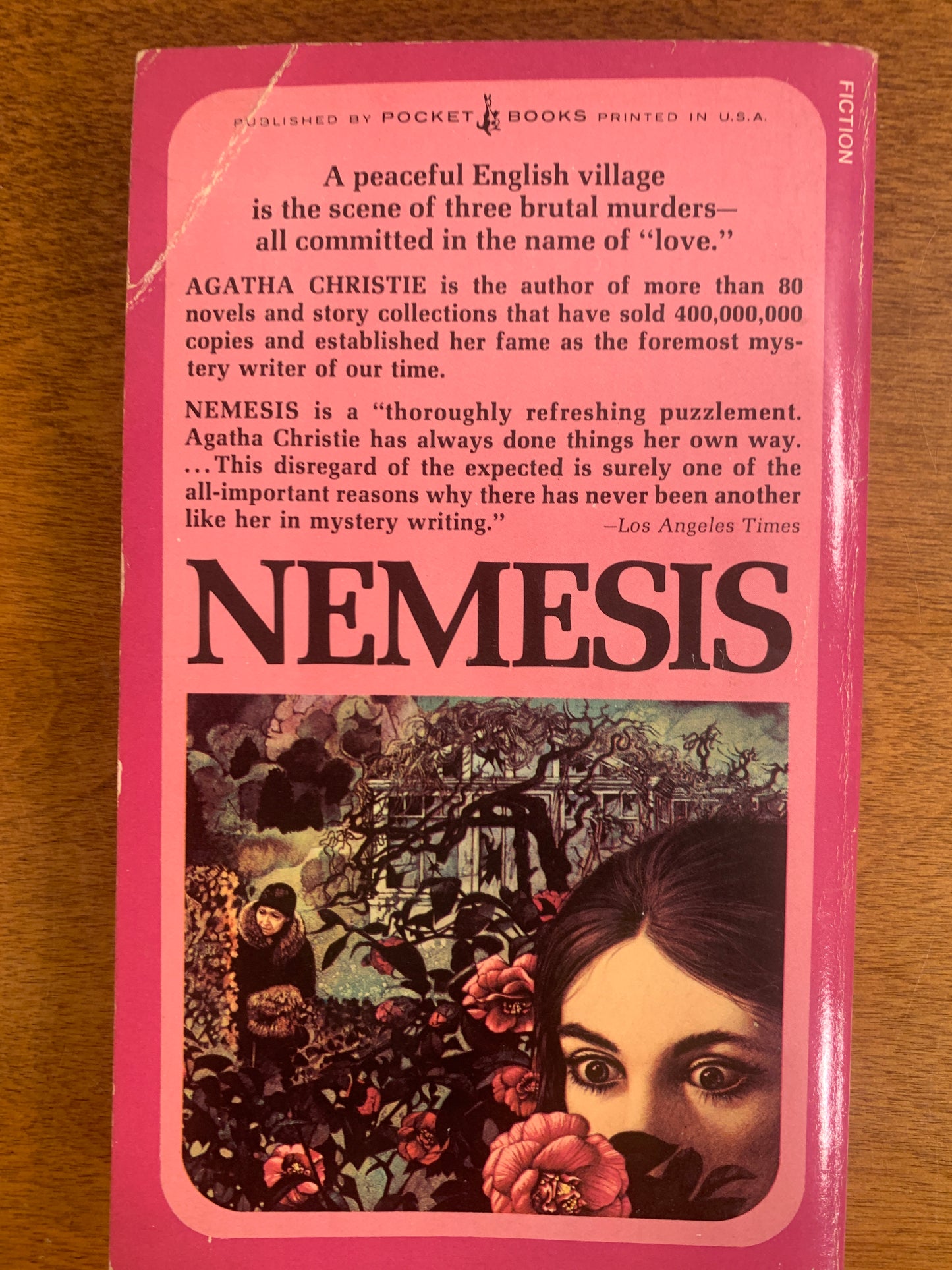 Nemesis, Jane Marple Mystery by Agatha Christie [1973, Pocket Book]