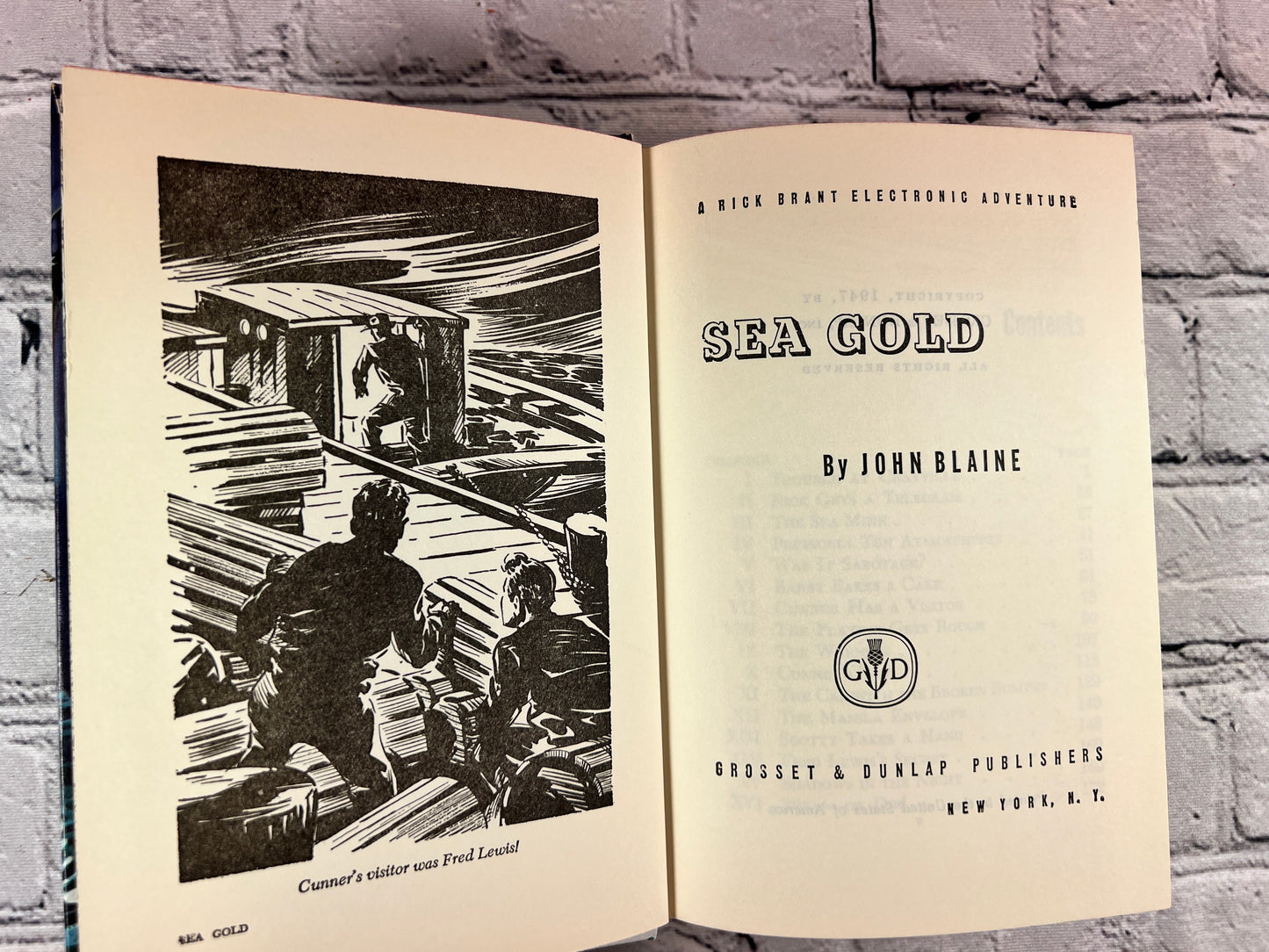 Sea Gold - A Rick Brant Electronic Adventure by John Blaine [1947]