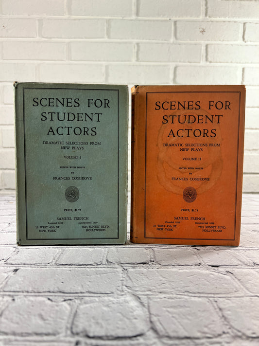Scenes for Student Actors Vol. I & II by Frances Cosgrove [1934 · 1935]