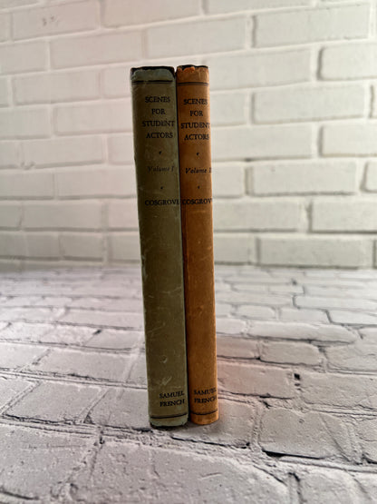 Scenes for Student Actors Vol. I & II by Frances Cosgrove [1934 · 1935]