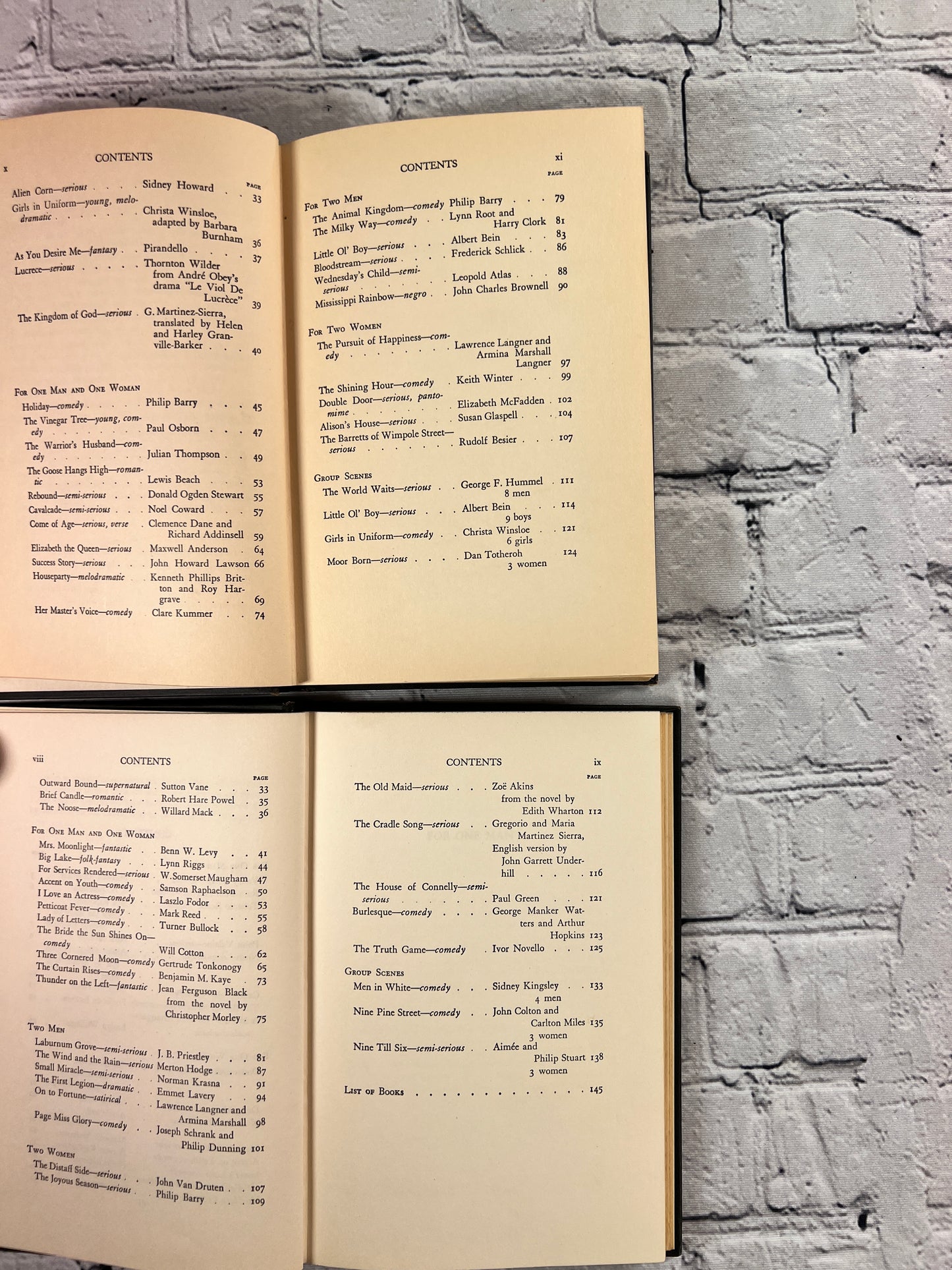 Scenes for Student Actors Vol. I & II by Frances Cosgrove [1934 · 1935]