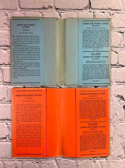 Scenes for Student Actors Vol. I & II by Frances Cosgrove [1934 · 1935]