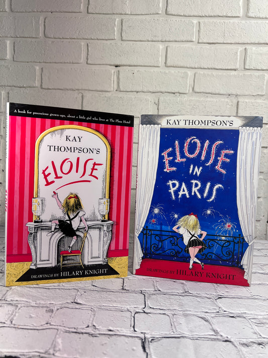 Eloise and Eloise In Paris by Kay Thompson [2 Book Lot]