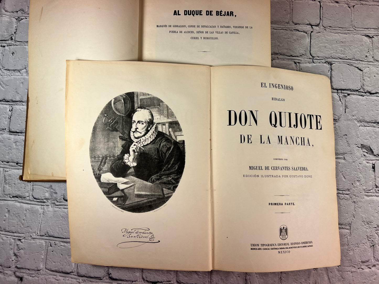 Don Quijote de la Mancha by Cervantes · Illus. Gustavo Dore [1949]