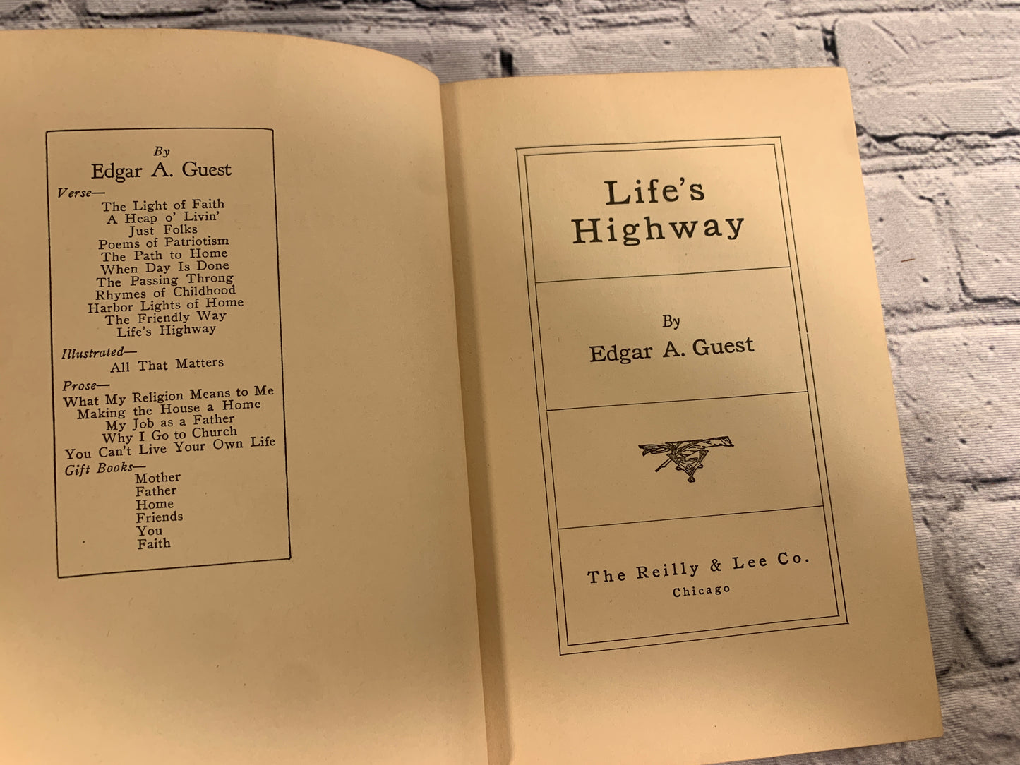 Life's Highway by Edgar A Guest [1933]