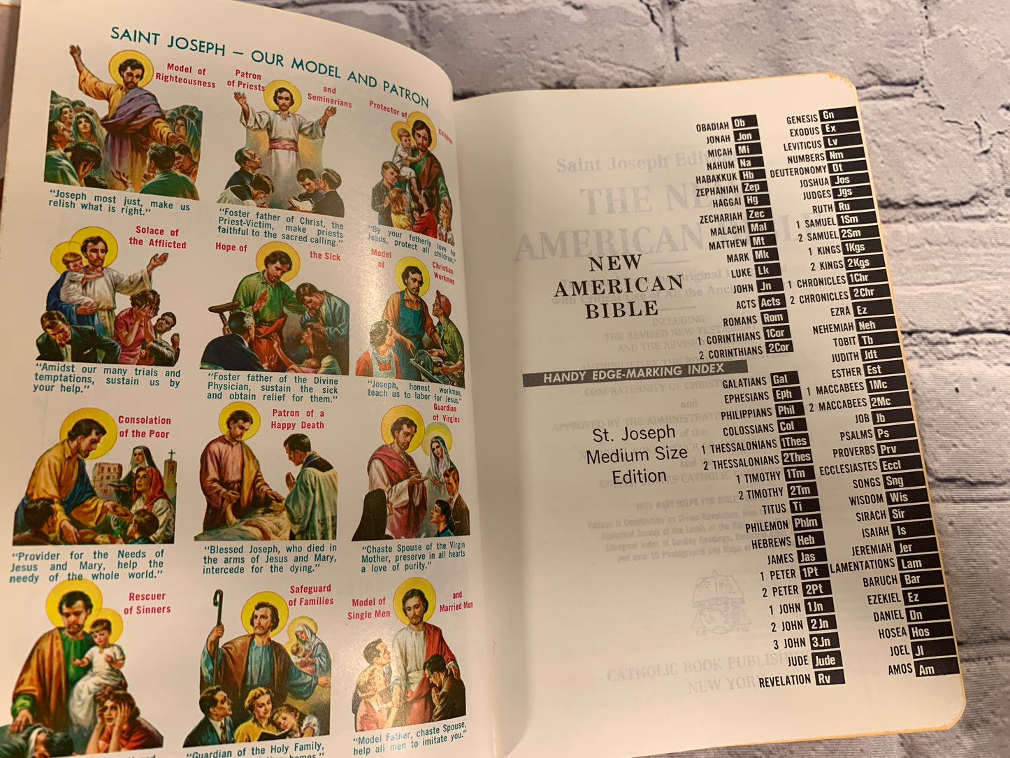 Saint Joseph Edition of the New American Bible [1992]