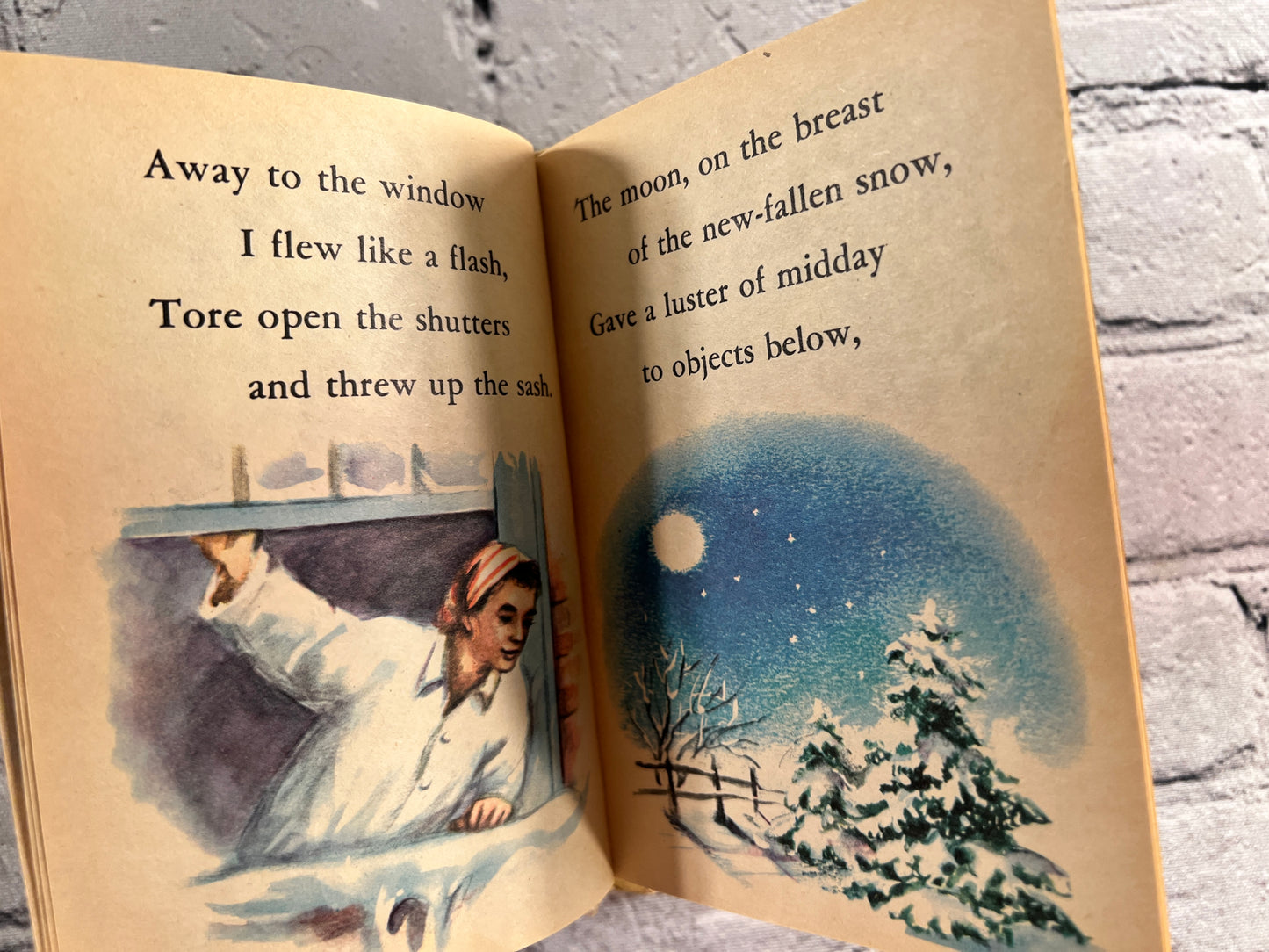 The Night Before Christmas by Clement Clarke Moore [Rand McNally Junior Elf Book]