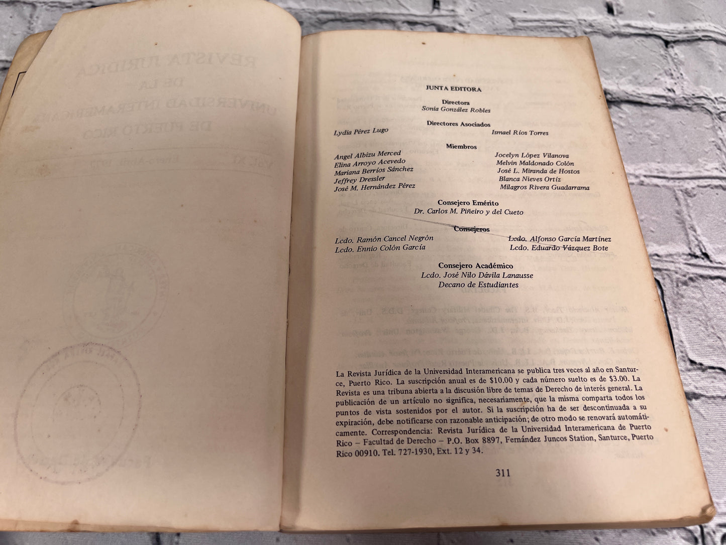 Revista Juridica de la Universidad Interamericana de Puerto Rico Vol. XI Enero-Abril, 1977 Num. 2