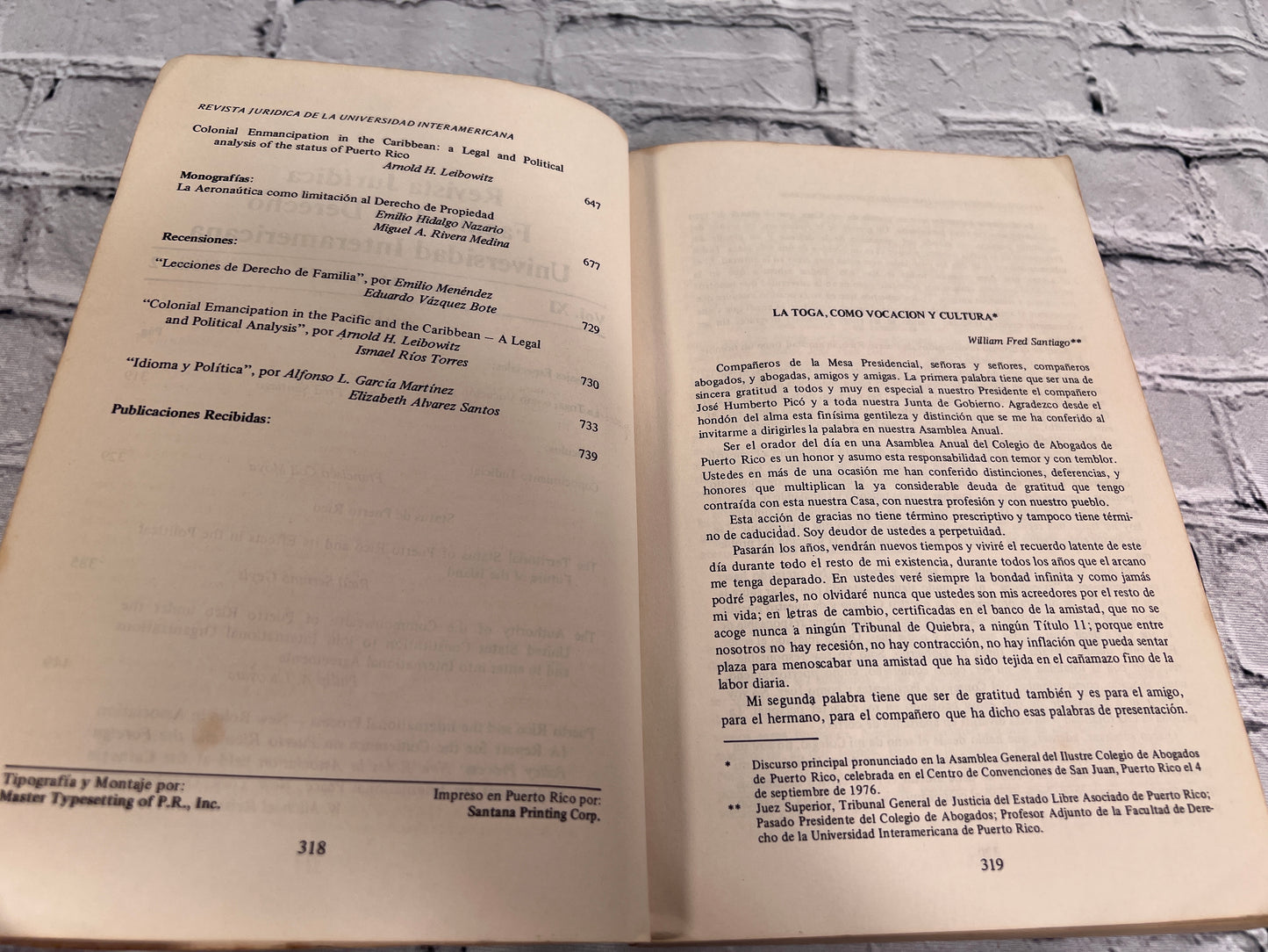 Revista Juridica de la Universidad Interamericana de Puerto Rico Vol. XI Enero-Abril, 1977 Num. 2