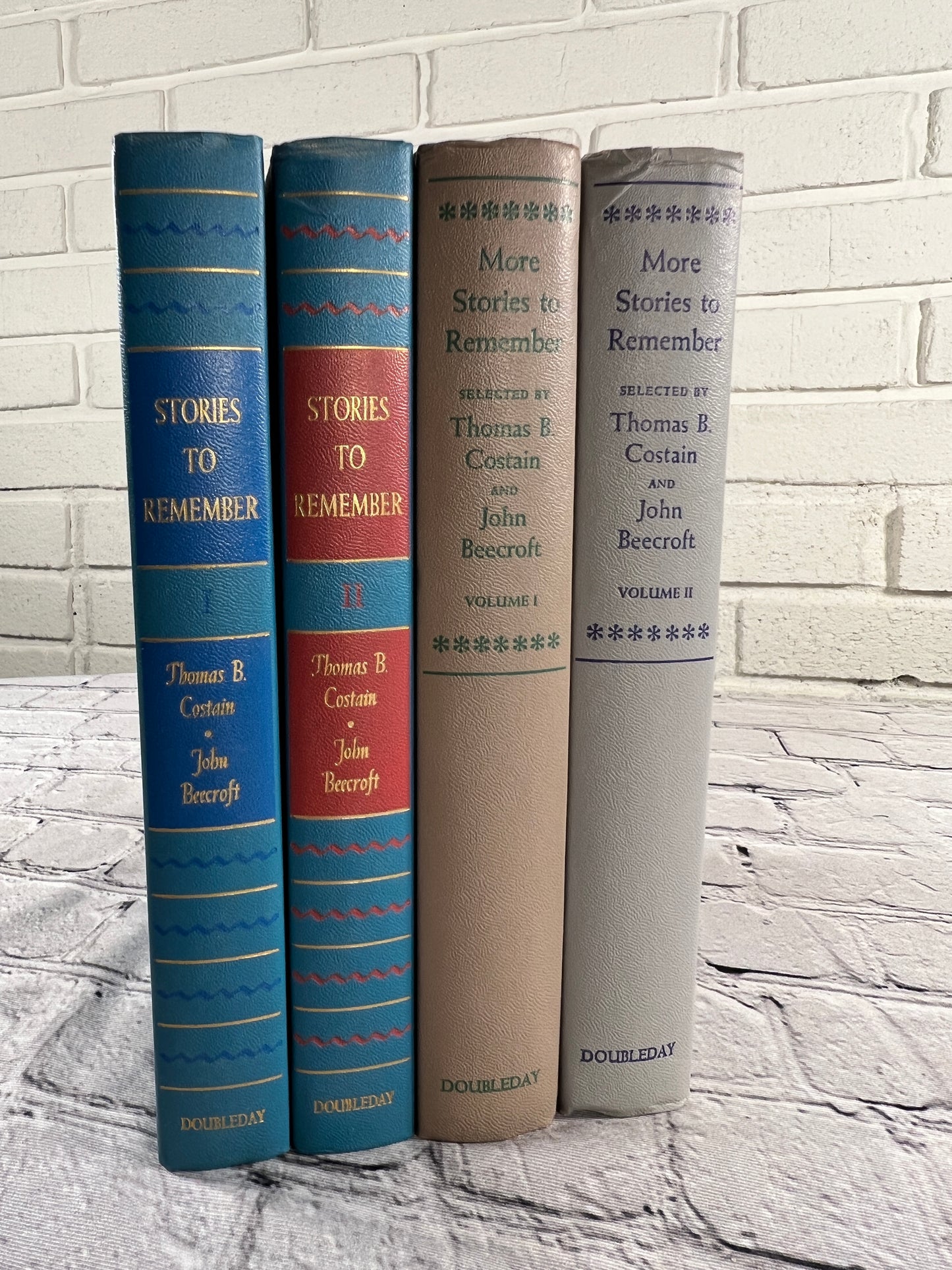 Stories to Remember / More Stories by Thomas B. Costain  [BCE · Lot of 4 · 1950s]