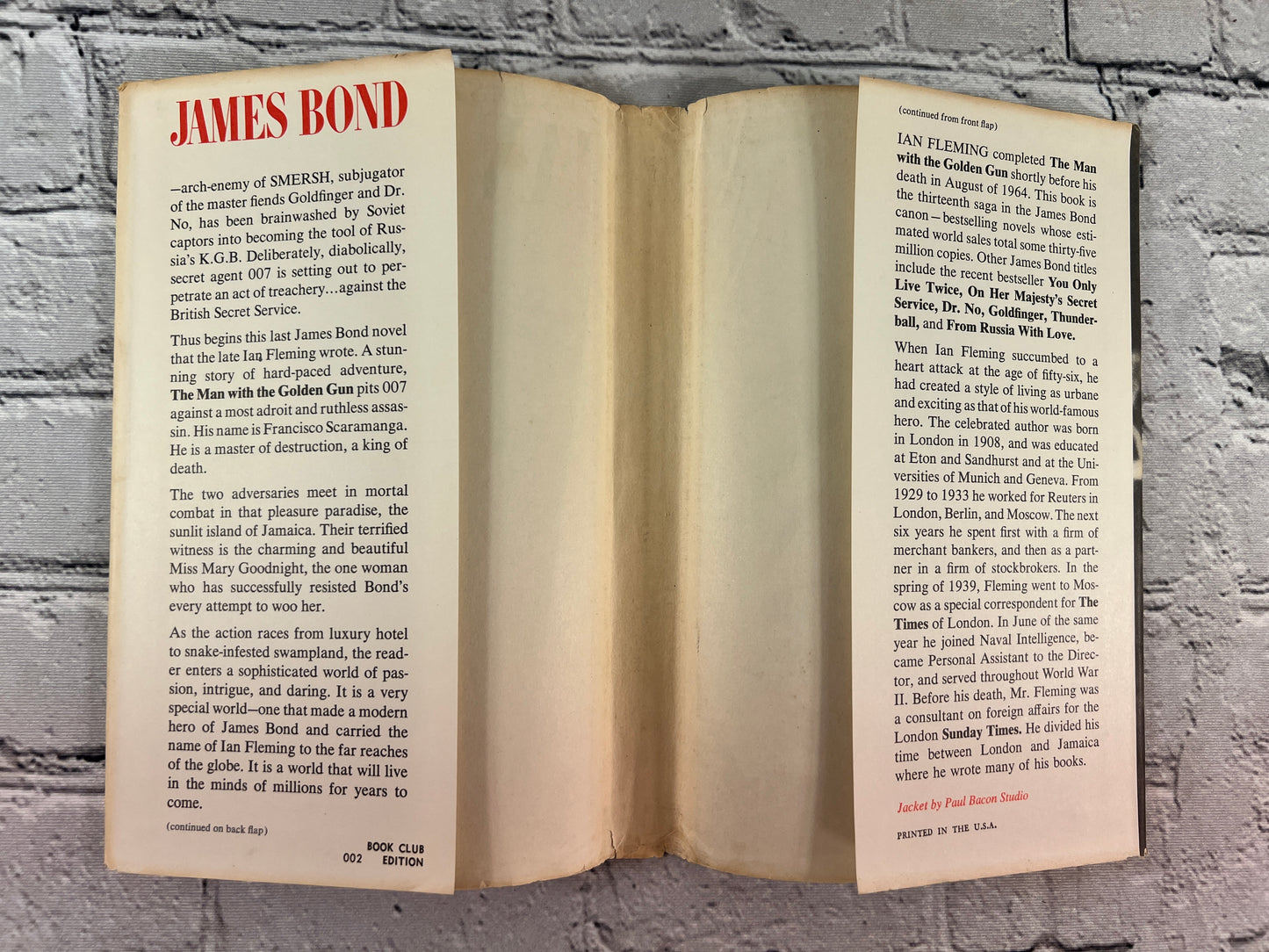 The Man with the Golden Gun by Ian Fleming - James Bond Novel [BCE · 1965]