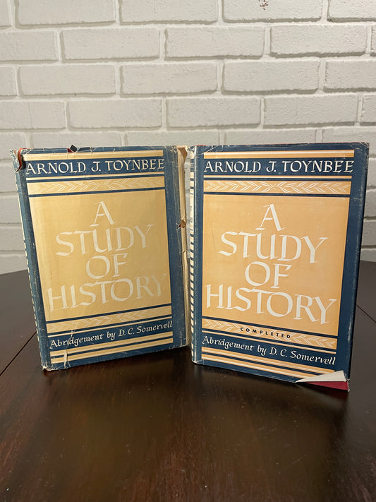 A Study of History by Arnold J. Toynbee, 2 Volumes 1962