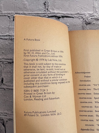 The Authorised Bio of Uri Geller, Worlds Most Famous Psychic by Andrija Puharich [1974]