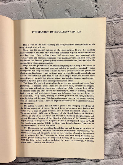 The Mysteries and Secrets of Magic by C.J.S Thompson [1973]