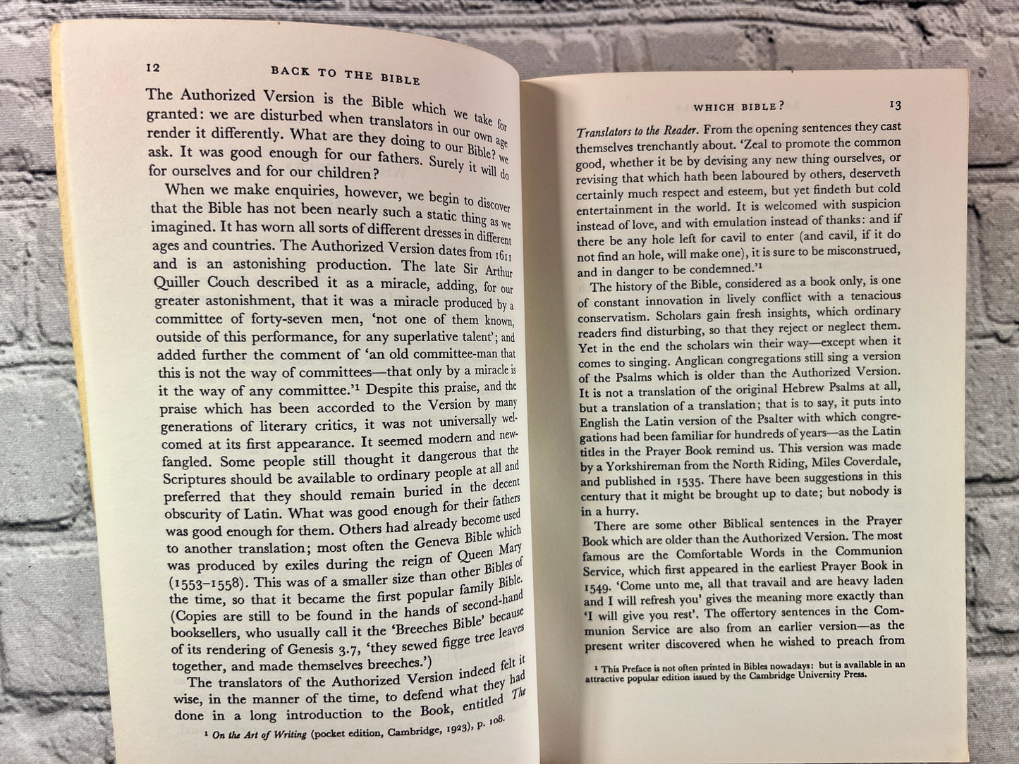 How Our Bible Came to Be by H.G.G. Herklots [1957]