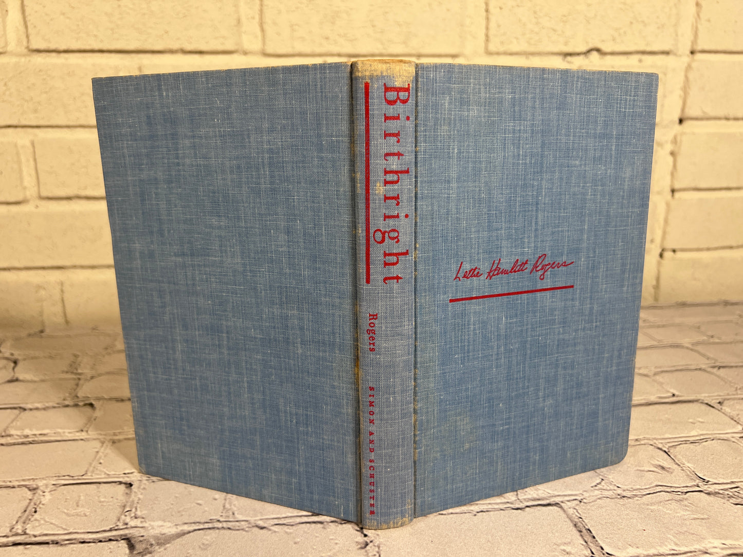 Birthright by Lettie Hamlett Rogers [1957]