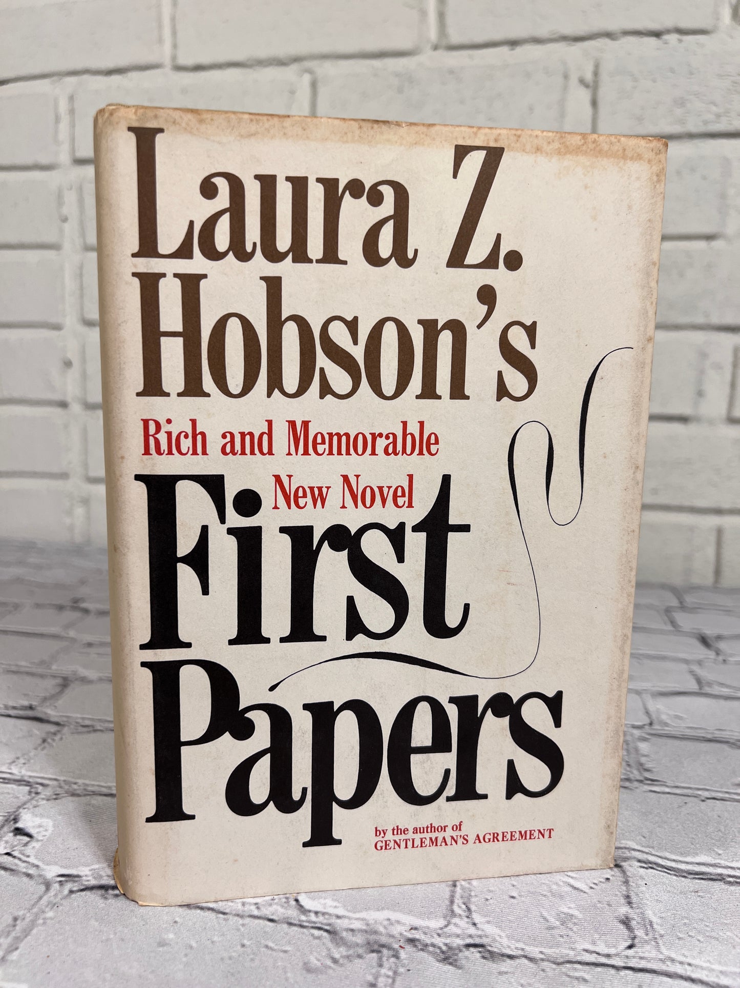 First Papers by Laura Z. Hobson [1964]