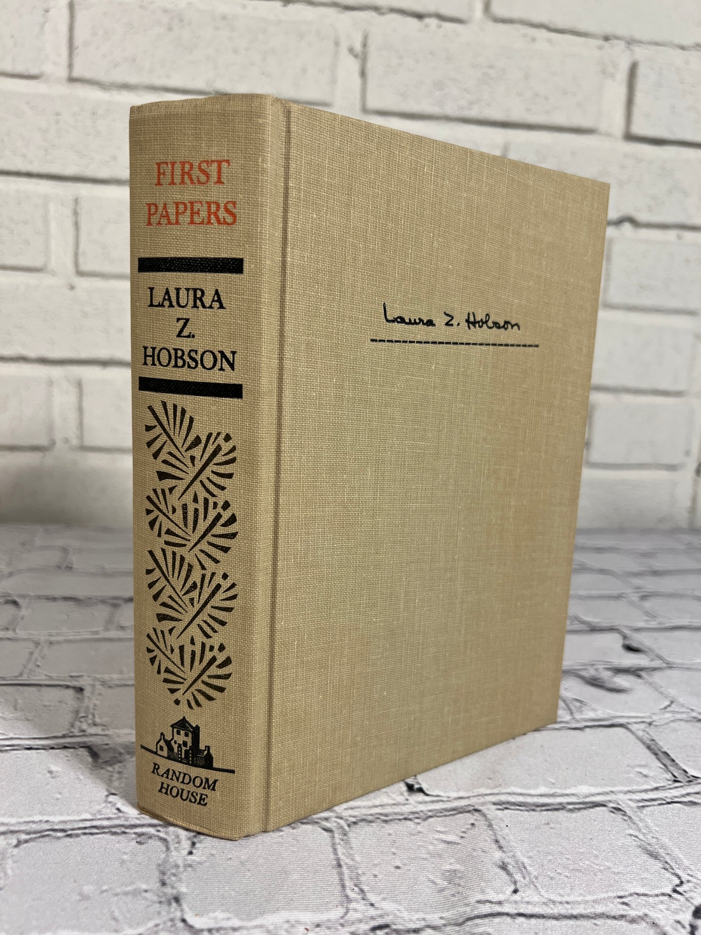 First Papers by Laura Z. Hobson [1964]